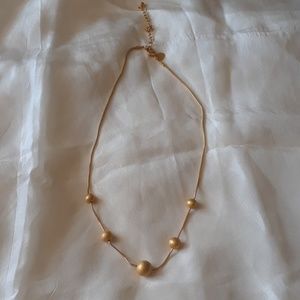 Vintage JCLIND 14K KGE Textured Ball Necklace